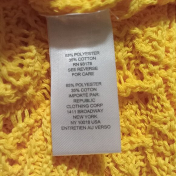 😎House of Harlow 1960 Yellow Daffodil Crocheted Maxi Dress Size: S NWT - Picture 4 of 14